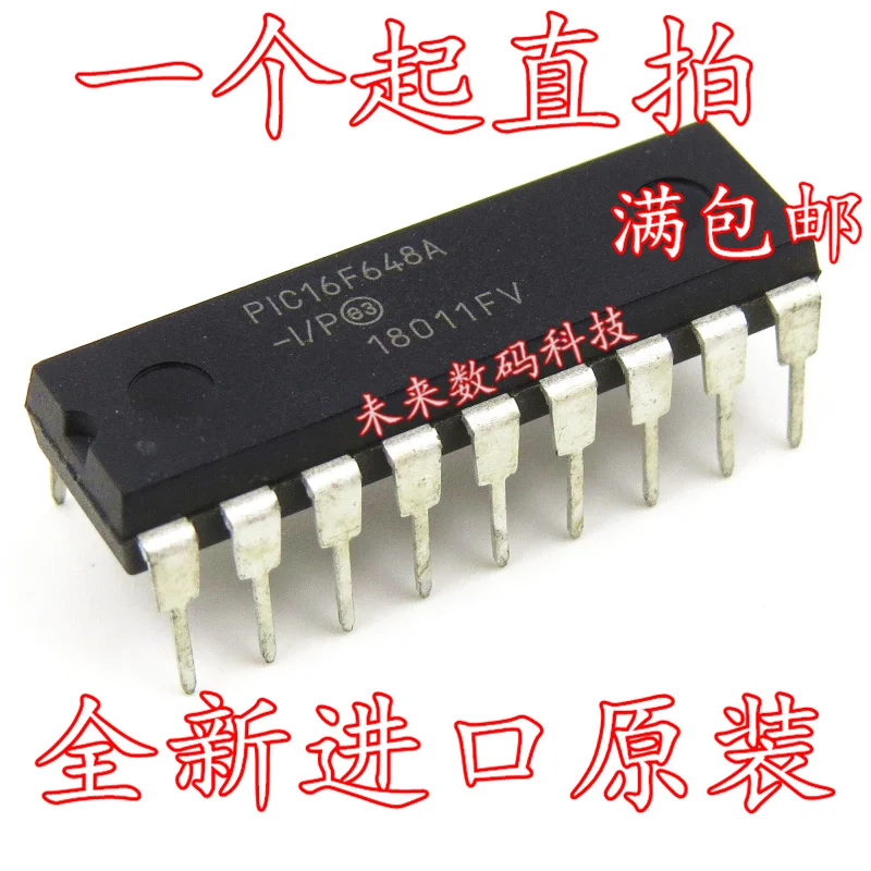 

10pcs/lot PIC16F648A-I/P 16F648A-I/P DIP-18