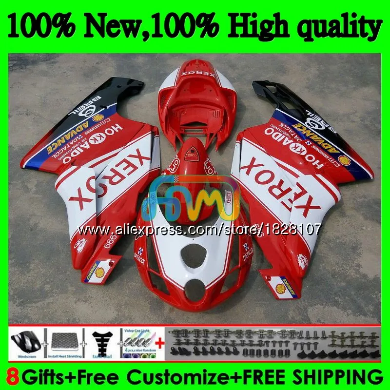 OEM тело для поездок на мотоцикле DUCATI 749R 999R 749S 999 749 999 красный белый 05 06 Кузов 79BS. 56 749-999 CC 749 999 S R 2005 2006 комплект обтекателей
