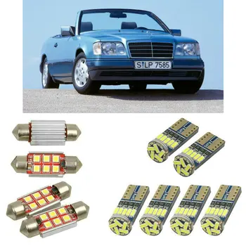 

Interior led Car lights For mercedes e class convertible a124 cabrio bulbs for cars License Plate Light 6pc