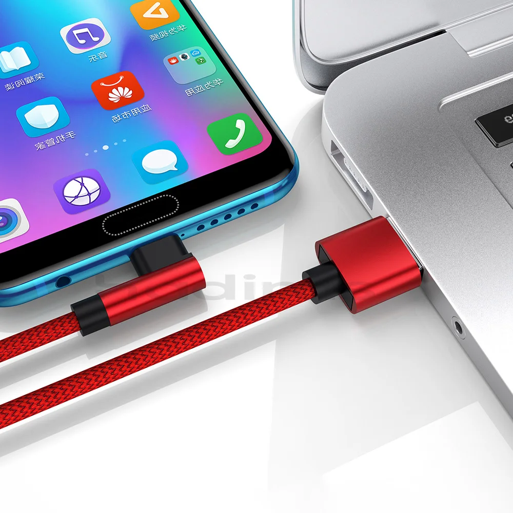 5А usb type C 90 градусов USB C кабель для samsung S10 S8 Xiaomi mi 9 9T красный mi Note 7 Быстрая зарядка type C кабель для huawei P20 P30