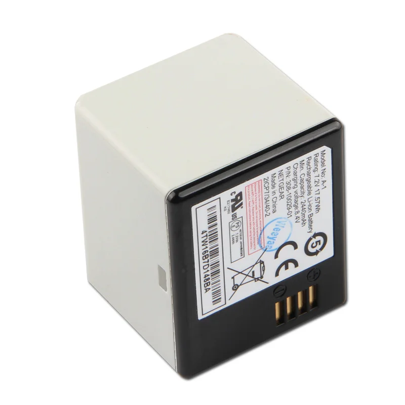 Сменный аккумулятор A-1 для камеры безопасности ARLO PRO/PRO 2 VMA4400 VMS4230P NETGEAR батареи камеры 2440 мАч