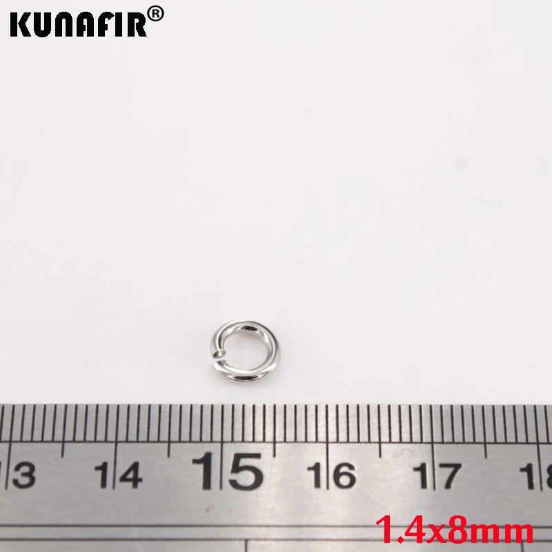 1.4mm-1.5mm Steel wire stainless steel jump rings 200pcs -1000pcs DIY accessories necklace chains parts