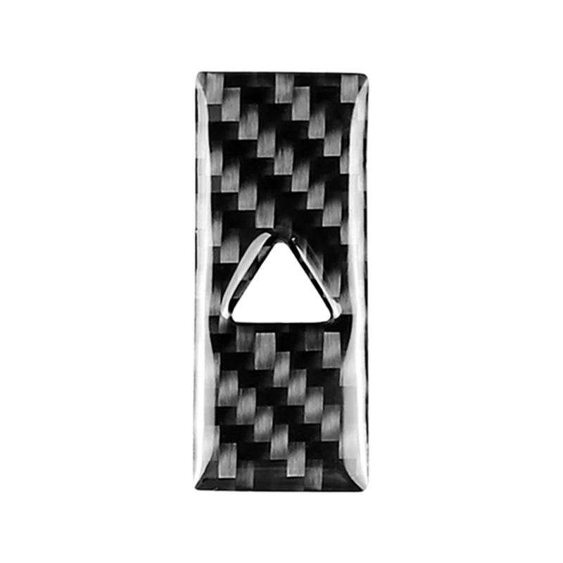 

Carbon Fiber Center Control Safety Warning Button Trim for Mazda Cx-5 Cx5 2017 2018