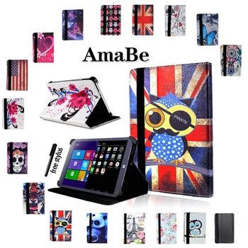 

Shockproof Print Leather Tablet Stand Cover Case for Chuwi Hi8 Hi9 Hi10 Hipad Tablet+ Stylus Protective Shell