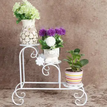 

Wrought Iron Multilayer Flower Creative Desktop Fleshy Jardiniere European Flower Of Bracketplant Of The Other Landing Balcony F