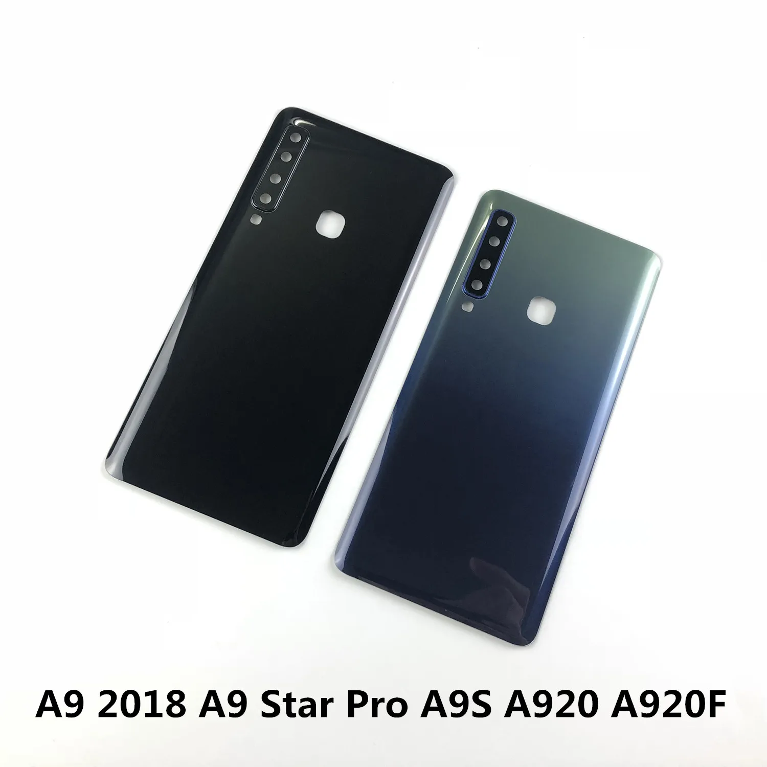 Крышка батарейного отсека для Samsung Galaxy A9 2018 Star Pro A9S A920 A920F задняя крышка стеклянный