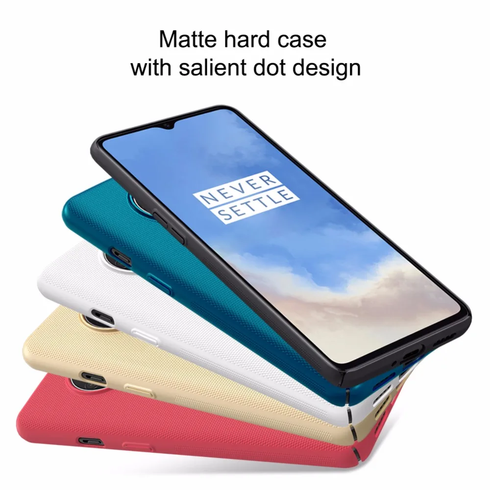 10 шт./лот Nillkin супер матовый защитный чехол для Oneplus 7T жесткая задняя крышка из ПК чехол для one plus 7t чехол