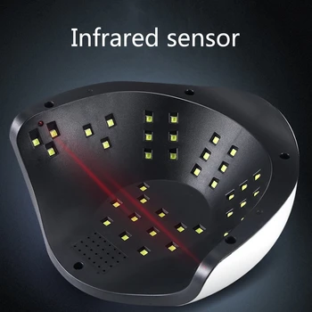 

36W Nail Lamp UV Dryer 15 LEDs Nails Manicure 30s 60s 99s Timer Settings Curing Light