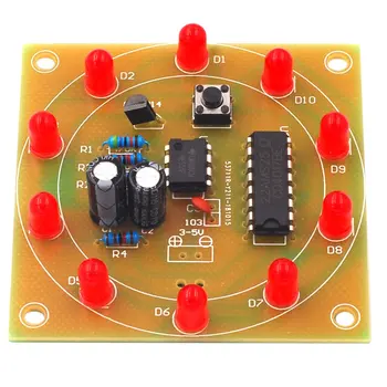 

Electronic Lucky Turntable Kit Analog Lottery Electronic DIY Parts Fun Electronic Production Electronic Lucky Turntable Kit