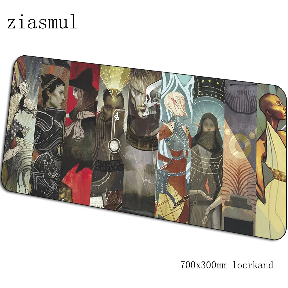 Dragon age коврик для мыши рождественские подарки, компьютерный коврик 700x300x3 мм, игровой коврик для мыши, большой Лучший коврик для мыши, клавиатуры, игры, ПК, геймерский стол - Цвет: pattern 1