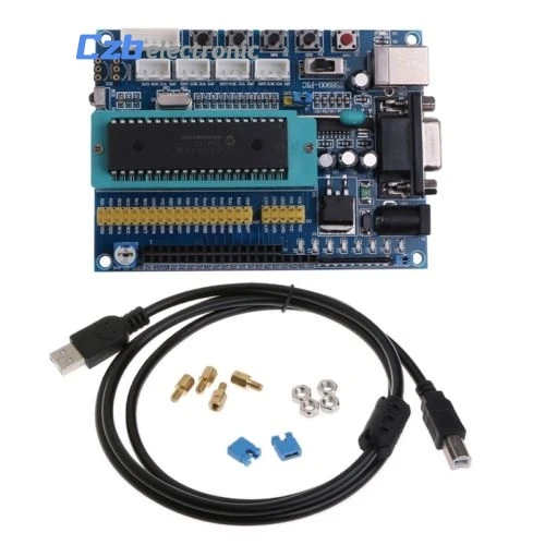 USB доска с платами PIC16F877A 12 В DC JTAG минимальная система микроконтроллер модуль MAX3232 ISP IO ICSP программный эмулятор