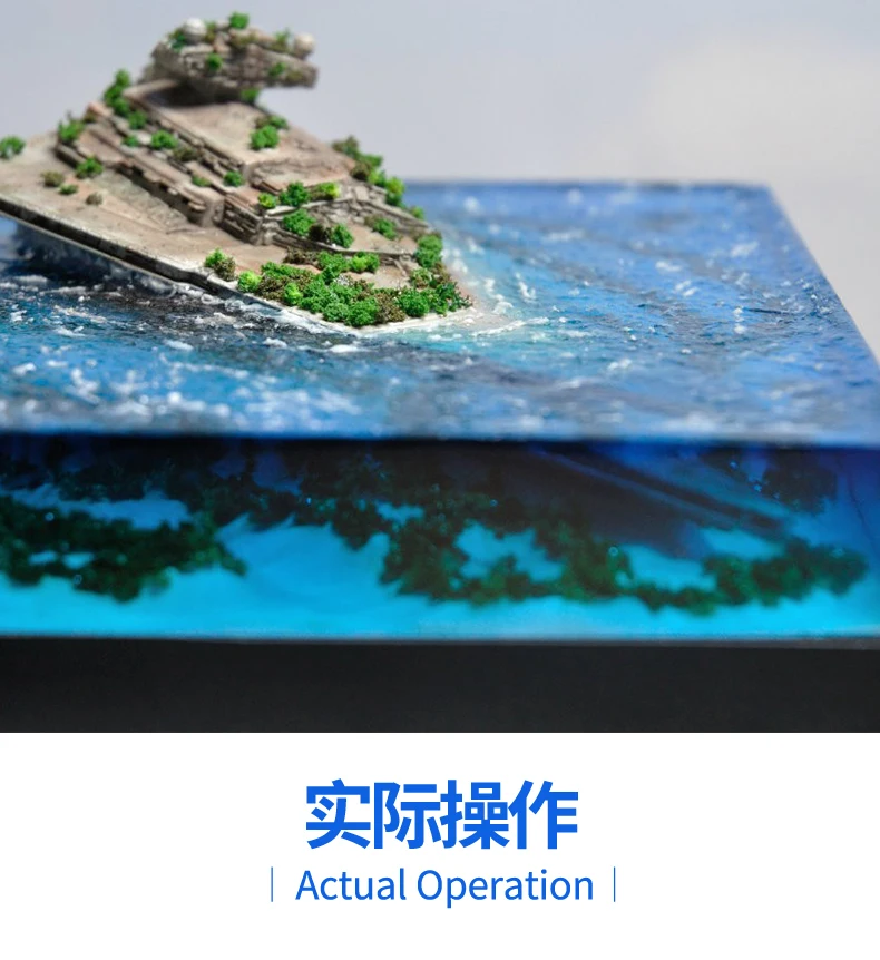 Песочный стол Модель для изготовления океанов материал река военный озеро болото прозрачный агент водная модель водной пасты