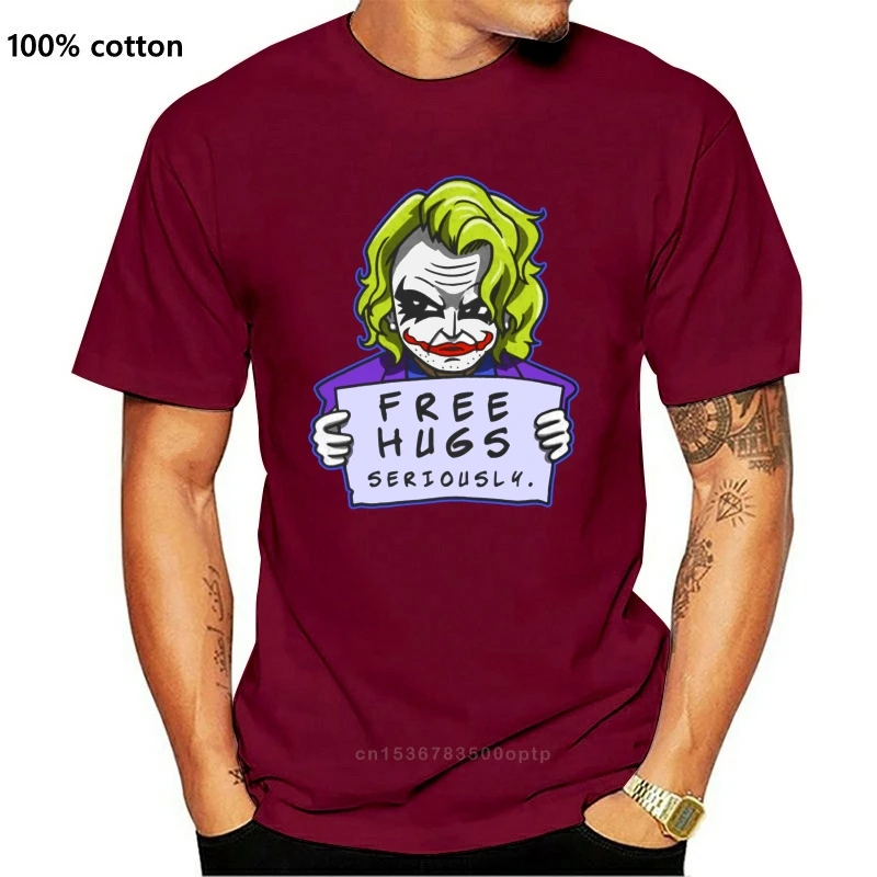 New Men'S Free Hugs From The Joker T-Shirt Size M-3Xl M Xl 2Xl 18Xl Tee Shirt |