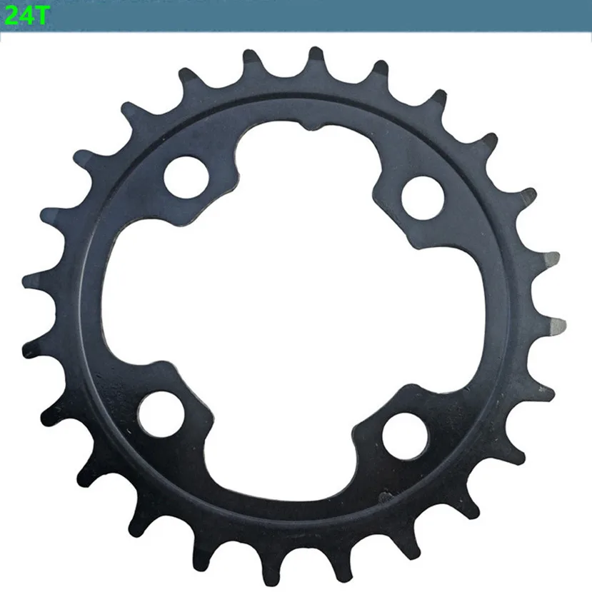 24T велосипед ремонт дисковая цепь колеса для велосипед Shimano цепное колесо сталь 10/11 скорости - Цвет: 24T