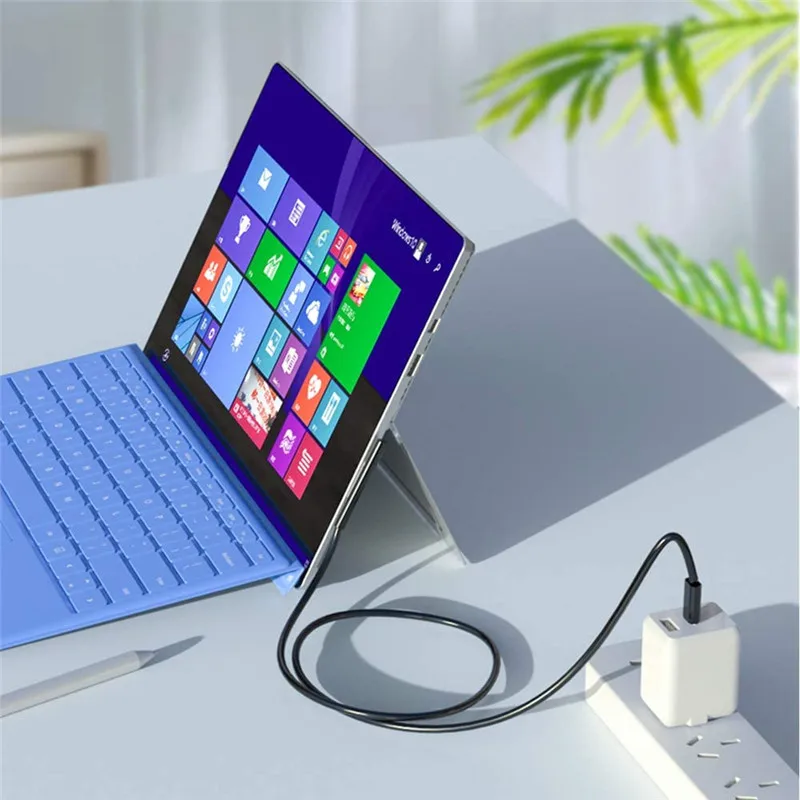 Кабель зарядный usb Type c 15 В 3 А для Microsoft surface Pro 3/4/5/6/7|Компьютерные кабели и разъемы| |