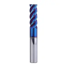 HRC65 frez węglikowy 1 2 4 5 6 8 10 12mm 4 flety frez do cięcia żelaza frez CNC Maching CNC frez