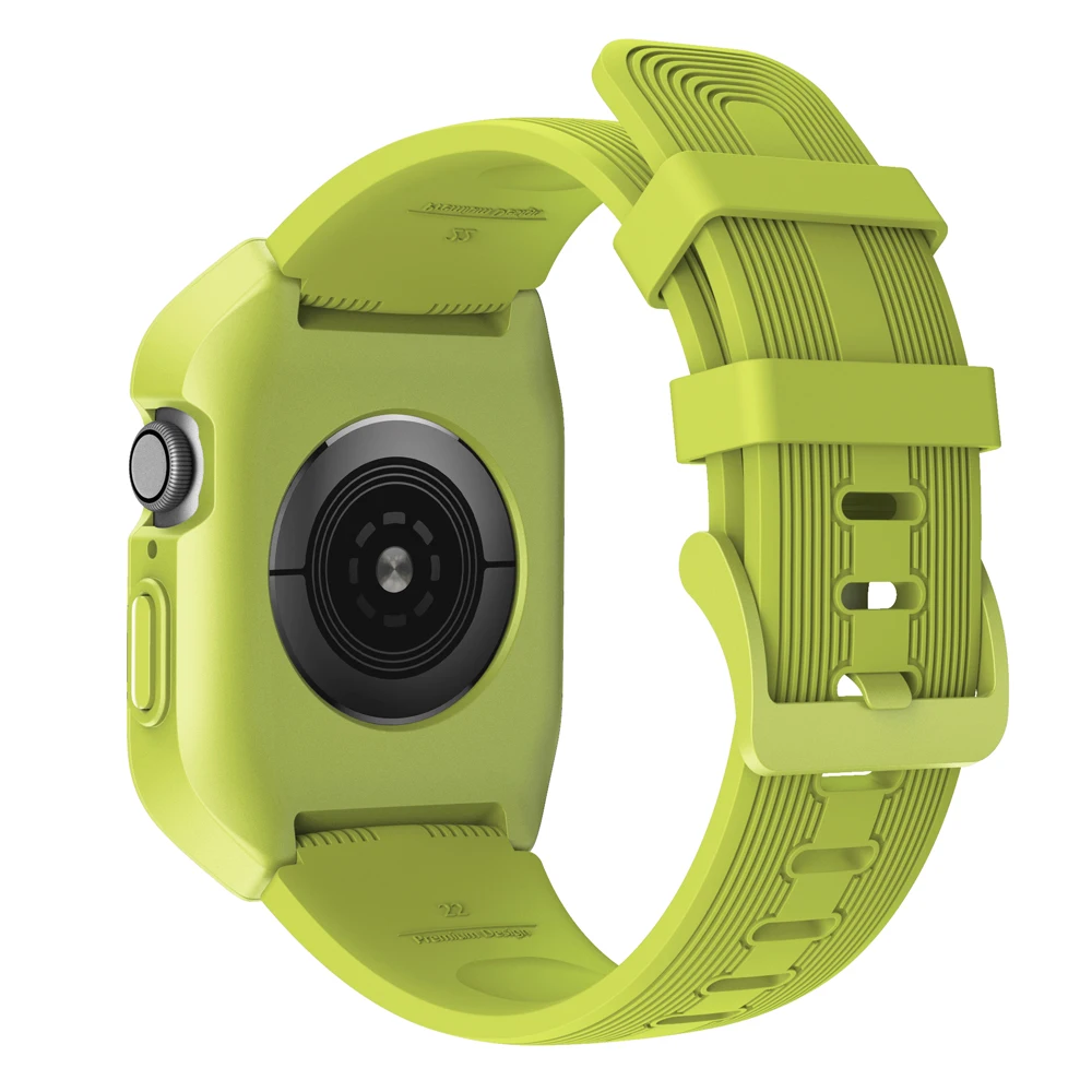 Чехлы для часов для наручных часов iWatch Apple watch серии 1/2/3/4/5 44 мм 40 мм, 42 мм, 38 мм, версия силиконовые петля ремешок браслет сменный Напульсники