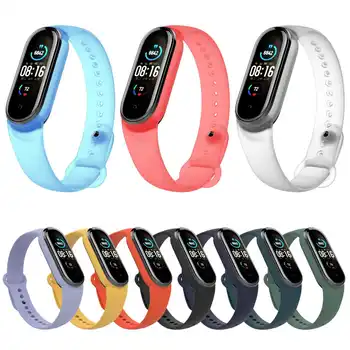 

Bakeey Colorful Transparent Watch Band Watch Strap Comfortable Replacement Strap for Xiaomi Miband 5 for Mi Band 5 for Men Women