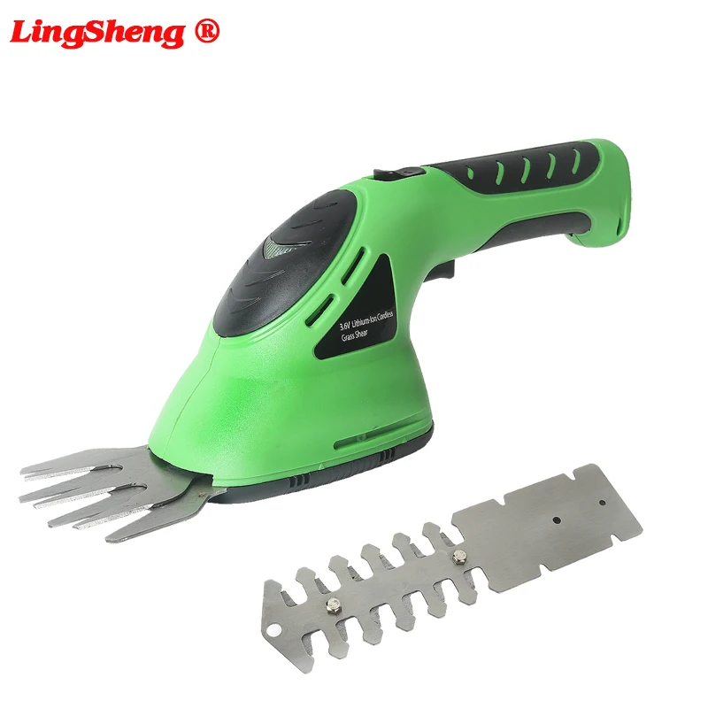 3.6V 2-in-1 Cordless Grass Shear Lithium-ion Rechargeable Hedge Grass Trimmer Shears For Lawn Mower Shrub shear Garden Tools