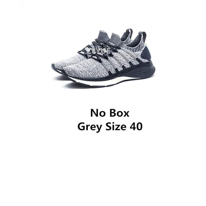 No Box Grey 40 Новая обувь Xiaomi Mijia 3 мужские спортивные туфли новые спортивные уличные удобные и Нескользящие повседневные 3D рыбий кости системы - Цвет: No Box Grey 40