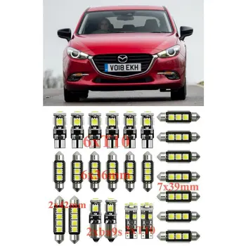 

Car Interior Led Light Kit For Mazda 3 6 cx-5 2 CX-7 CX-9 error free t10 31mm 36mm 39mm 42mm