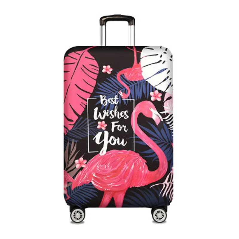 Чехол для багажа с фламинго для 18-32 дюймов чемодан, дорожная сумка Защита чемодан чехол для защиты от пыли аксессуары для путешествий - Цвет: 43