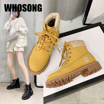 

Winter Women Motorcycle Boots Ladies Rhinestone Shoes Woman Black Ankle Boots Female Warm Brand Boots Girls Fashion Botas New