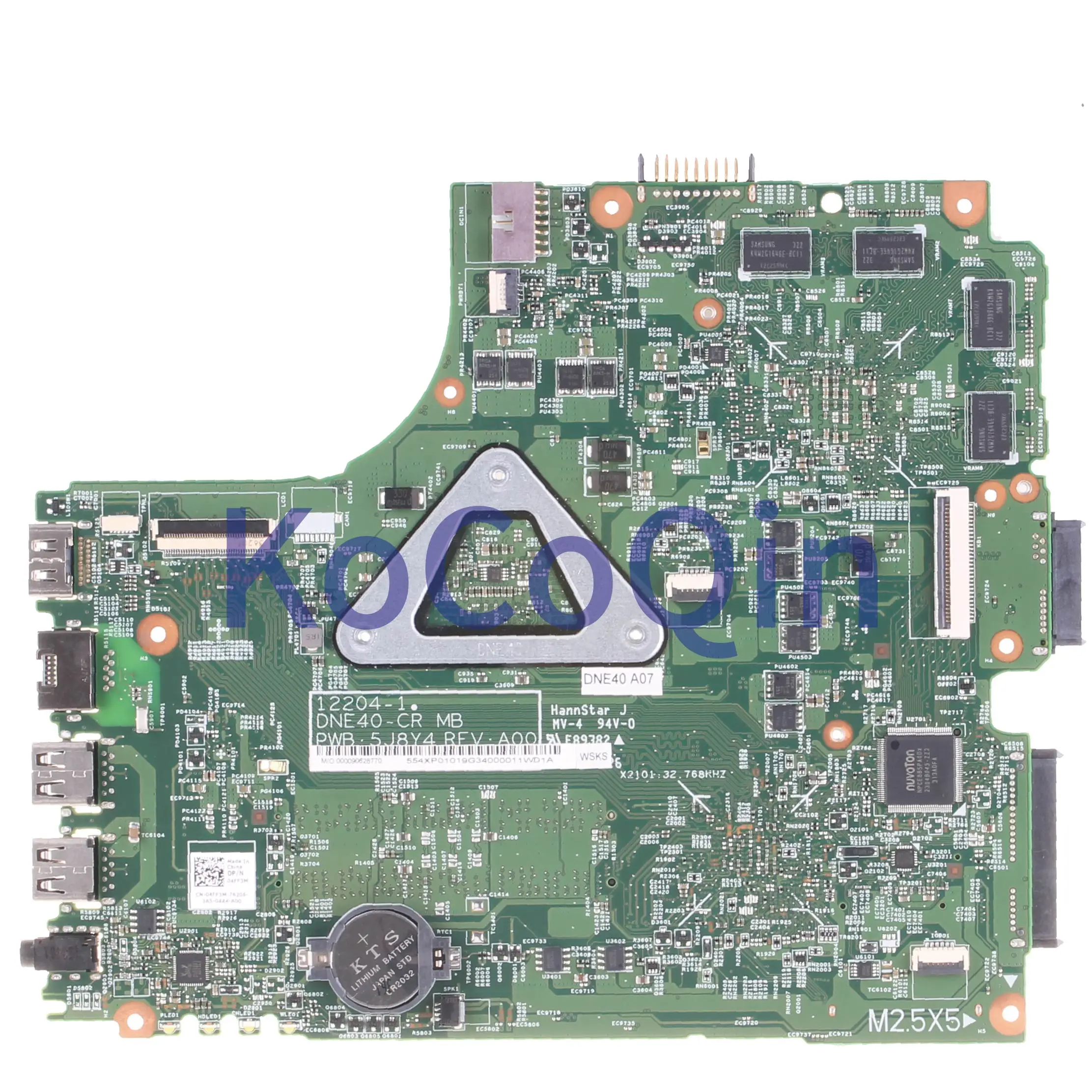 Most effective  KoCoQin Laptop motherboard For DELL Inspiron 14R 3421 5421 SR0XG I7-3537U GT730M Mainboard N14P-GE-