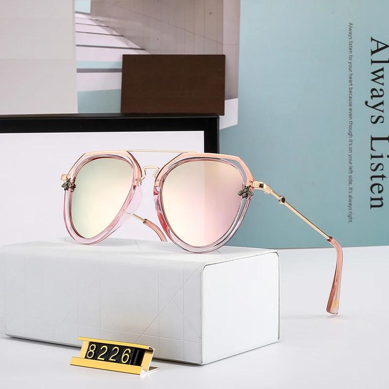 New Sunglasses Women Polarized Sunglasses Lady Luxury Retro Metal Sun Glasses Vintage Mirror Oculos De Sol Feminino UV400