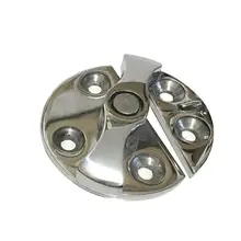 Круглая Петля из нержавеющей стали, складная Точная шарнирная Шпилька, круглая шарнирная опора, многофункциональная, 180 градусов, утолщенная, 45 мм