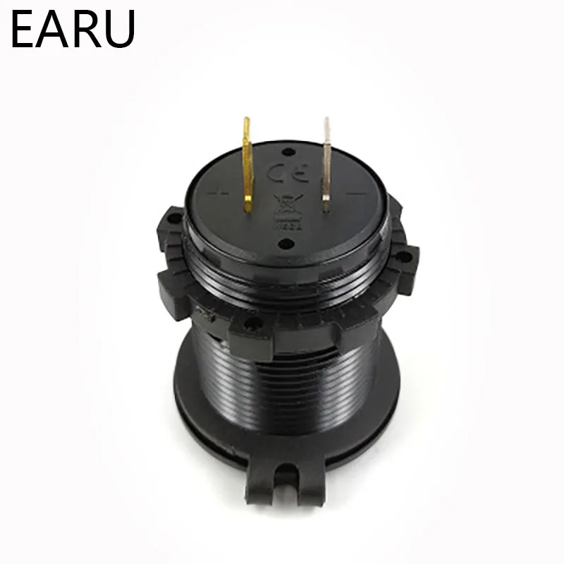 QC3.0 автомобильный мотоцикл Usb Автомобильное зарядное устройство измеритель напряжения вольтметр быстрое зарядное устройство для смартфонов мобильный телефон автомобильная зарядка