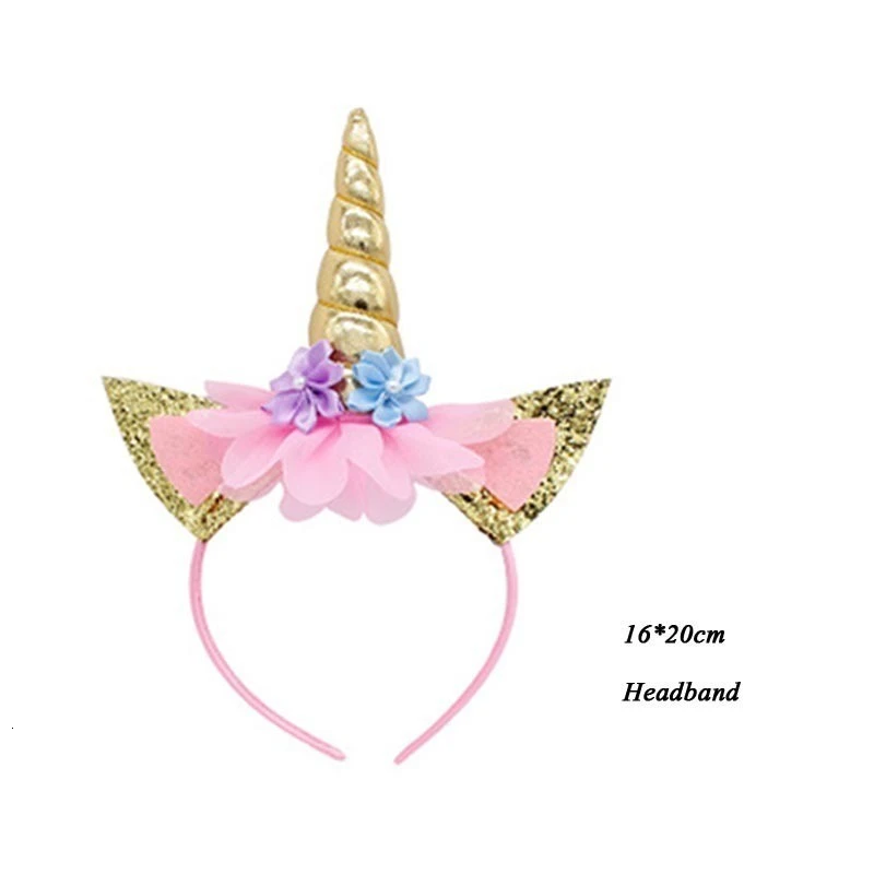 1 PC Headband 1 Микки Маус тема одноразовая посуда наборы бумажные тарелки и стаканы вечерние поставки вечерние баннер Свадебные/детский наряд в качестве подарка на день рождения бассейн вечерние украшения - Color: 1 PC Headband 1