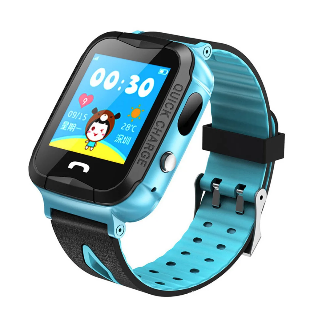 Умные часы V5G водонепроницаемый сенсорный экран HD камера Smartwatch анти-потеря gps в реальном времени трекер детские «Умные» наручные часы для детей - Цвет: NO.1