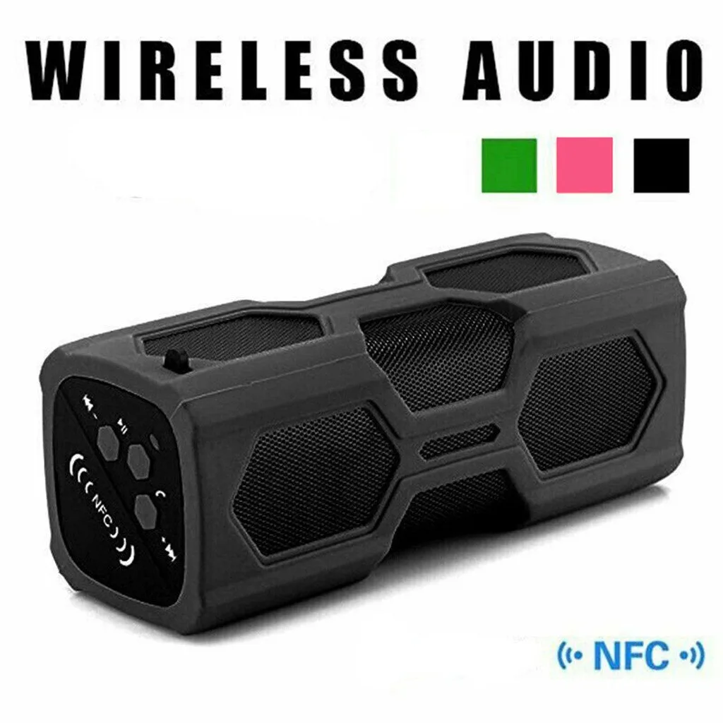 Портативный BT 4,2 Bluetooth динамик водонепроницаемый внешний аккумулятор Бас Сабвуфер NFC компьютер стерео музыка объемный открытый динамик