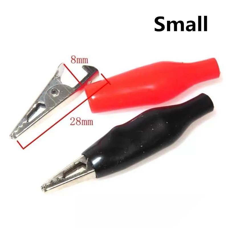 Testing Probe Mini Alligator Test Clips 28MM 35MM 44MM 20 Pcs