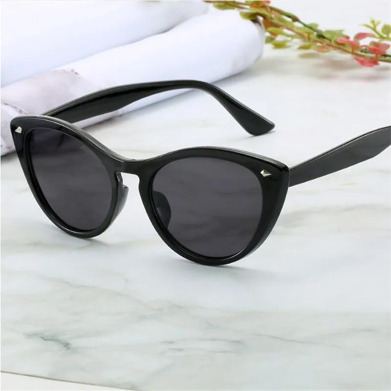 Солнцезащитные очки кошачий глаз, Винтажные Солнцезащитные очки, индивидуальные мужские и женские солнцезащитные очки, UV400