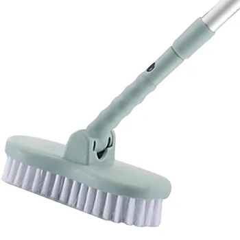 

Dust collector, 180 rotating broom sweeping floor The magic of sweepers Manually retractable (blue)