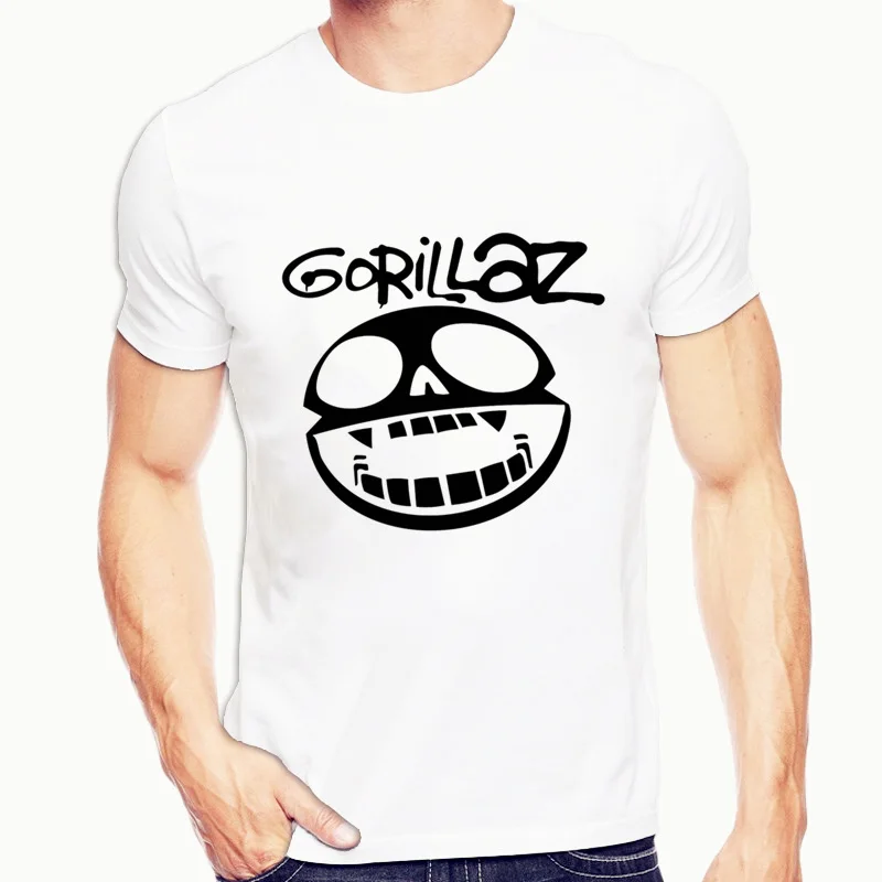 Gorillaz рок группа chakahan Noodle Murdoc Russel футболки для мужчин Harajuku забавная Мужская