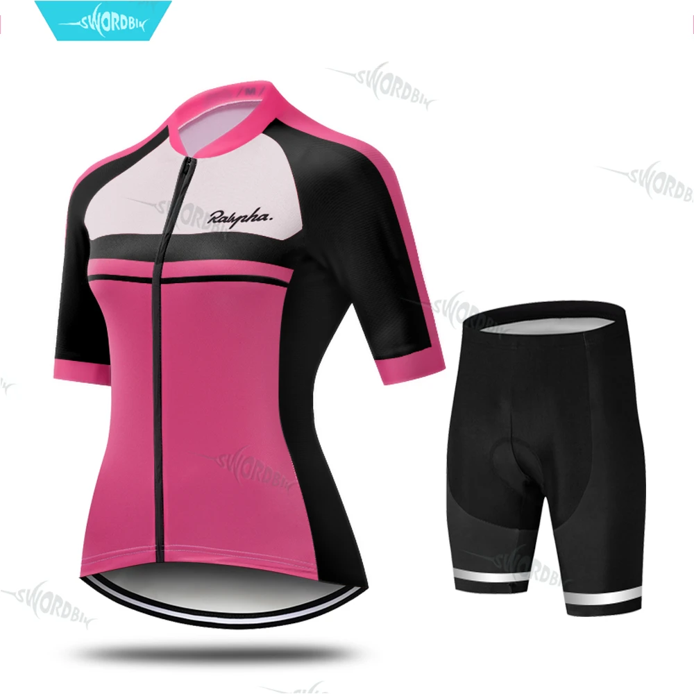 Normal Cycling Set Одежда для велоспорта Женская велосипедная одежда Джерси веломайка велосипедная одежда горный велосипед для девочек гоночный женский комбинезон короткие штаны - Цвет: Normal Cycling Set