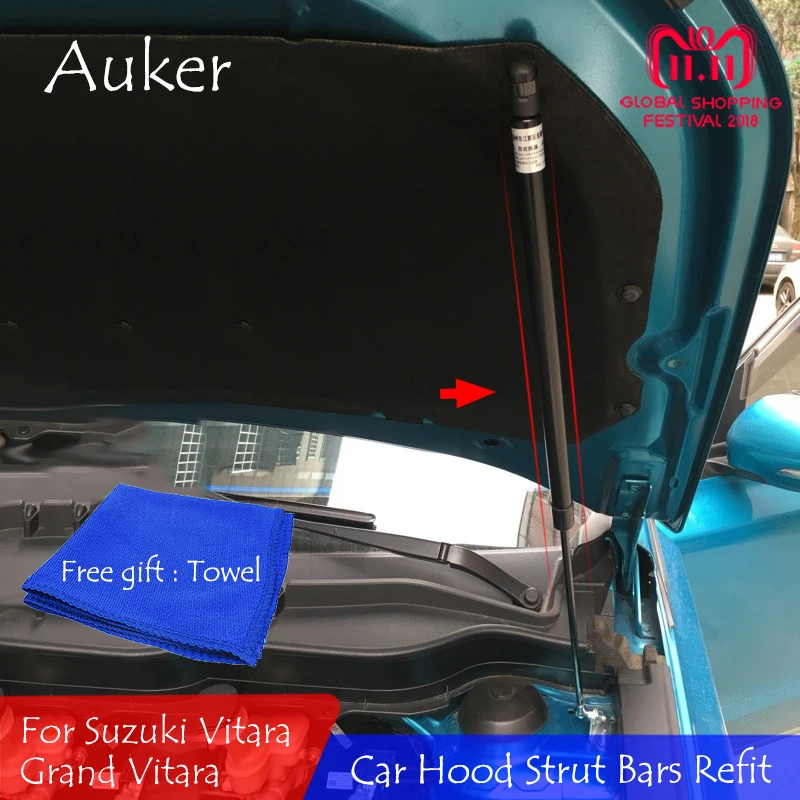 For Suzuki Vitara Grand Vitara Car Front Hood Engine Cover Supporting