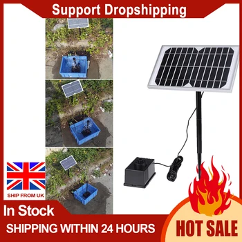 

5 W Solar Water Pump Standing Floating Submersible Water Fountain for Pond Pool Aquarium Fountains Spout Garden Patio