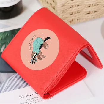 

2020 Women Wallets New Cartoon Printing Cute Sloth Design Ladies Wallets PU Leather Female Short Money Purses With Coin Pocket