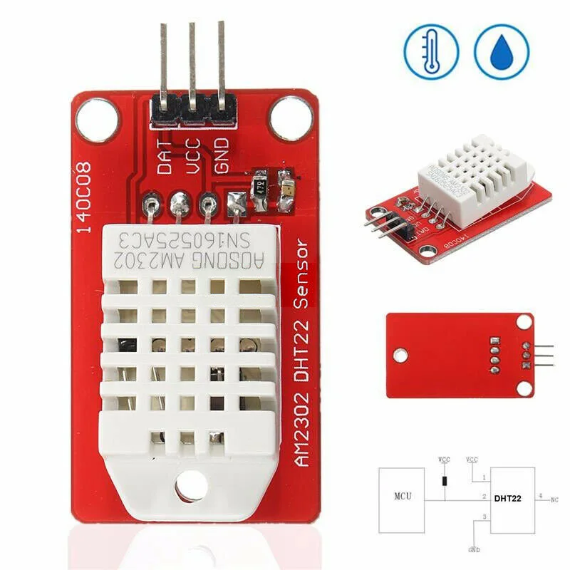 Цифровой DHT22 AM2302 датчик температуры и влажности модуль для Arduino Uno R3 F AM2302 датчик для дома Diy Инструменты Запчасти