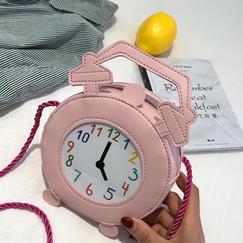 

Modeling Of Small Round Bell With Individual Women's Bag Hand-held Slant Bag Clock Bag In 2020