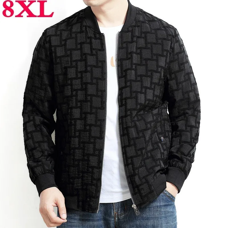 2020 Plus size 8XL 7XL 6XL 5XL coat men's tide loose man big casual large jacket | Мужская одежда