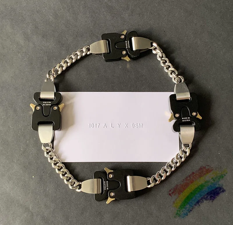 Hero Chain Alyx 4 Buckle Necklaces Men 