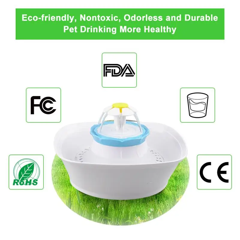 Миска для питья для домашних животных кошка фонтан воды электрический водяной фонтан для кошки или собаки поилка кошка Поильник разливной автомат