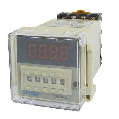 

Programmable DH48J Digital Counter Relay 1-999900 AC/DC 36V 50/60Hz
