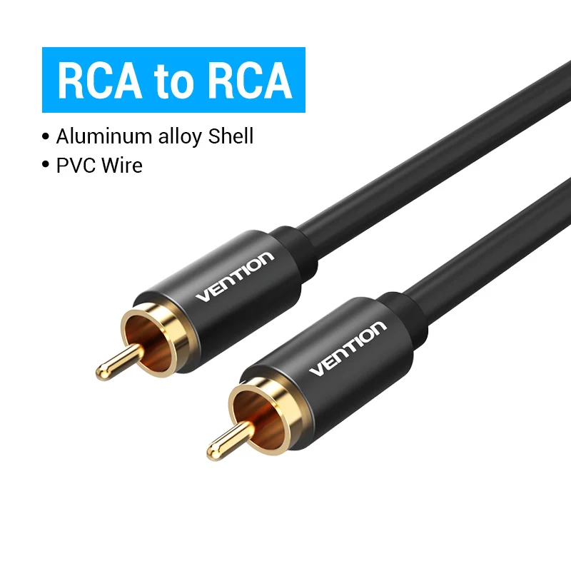 Cable auxiliar de audio RCA a RCA macho a macho amplificador coaxial estéreo HiFi 5.1 SPDIF - Imagen 13 de 13