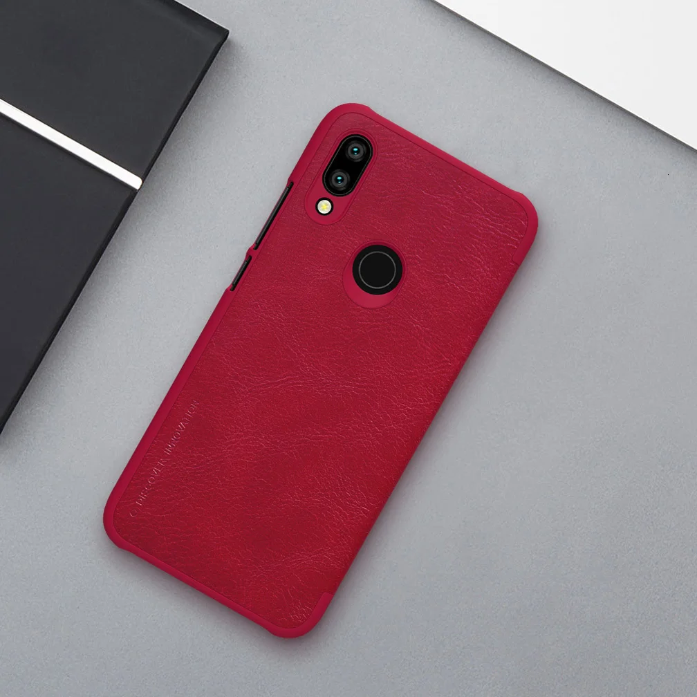 Xiaomi Redmi 7 Case Nillkin Qin Flip Leather Case Luxury Business Style Phone Case for Xiaomi Redmi 7 Redmi Y3 Back Cover